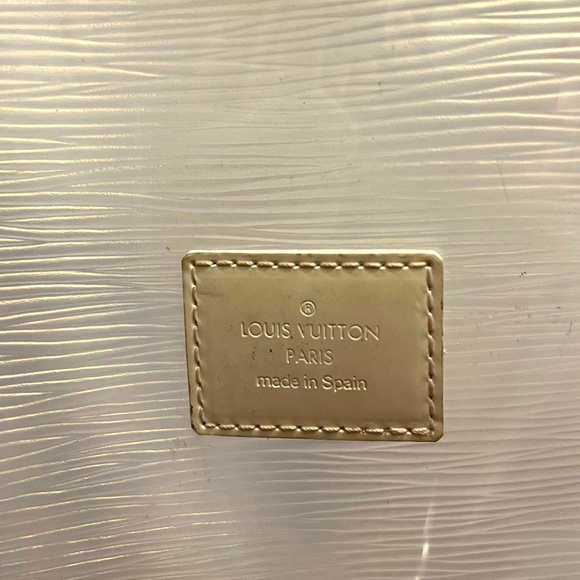 ❌SOLD❌  Louis Vuitton Epi Plage Clear Vinyl PVC & White Leather Tote Large - Picture 7 of 17